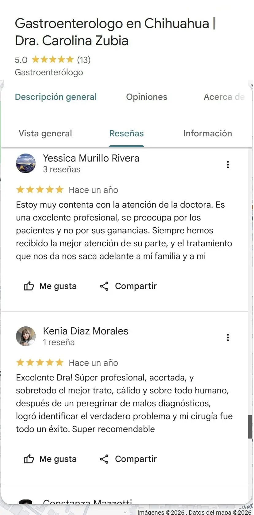 testimonios de pacientes