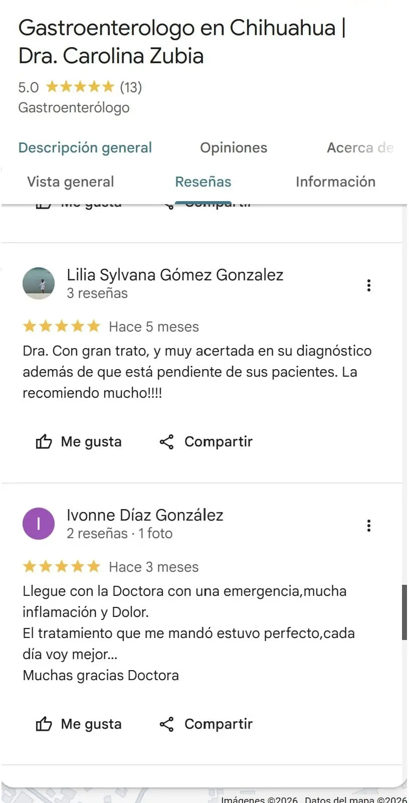 testimonios de pacientes